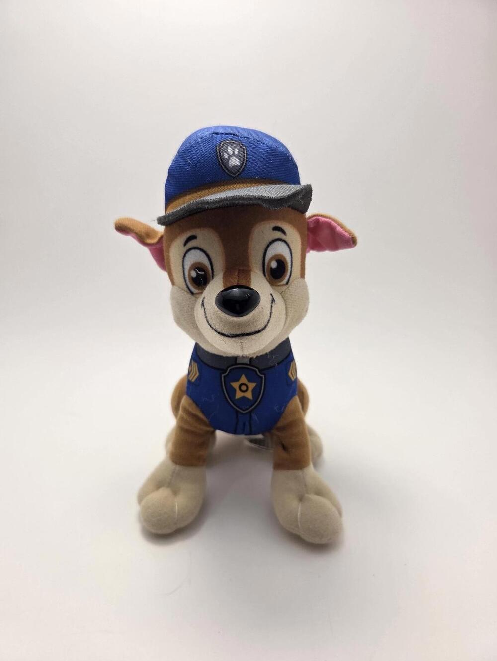 Vintage "Chase" Sitting Dog Plush from Paw Patrol (8 inch)